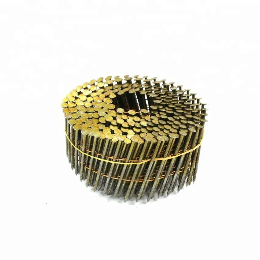 China factory 15 degree 2 inchx0.99 9000 pcs/ctn wire pallet coil nail smooth shank  for woodwork