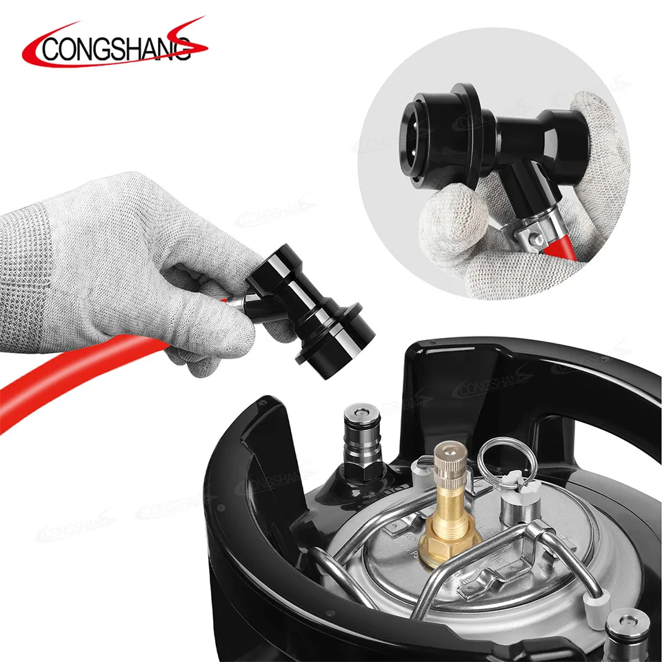 CONGSHANG Window tint sprayer Mounting solution Spray Tank Keg with 19ft flexzilla Hose