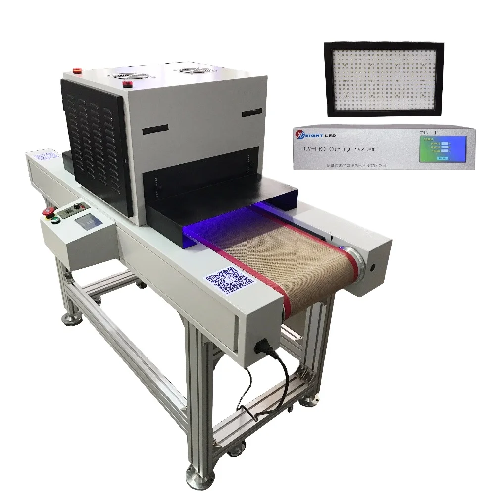 365nm 405nm customized Factory Sale UV LED Curing Tunnel Conveyor System for IV Cannula with Injection Port