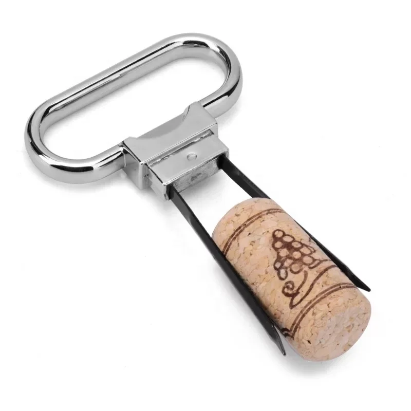 Ah So Wine Opener Durable Stainless Steel Two-Prong Cork Puller Wine Bottle Opener for Damaged Cork Old Wine Corkscrew Remover