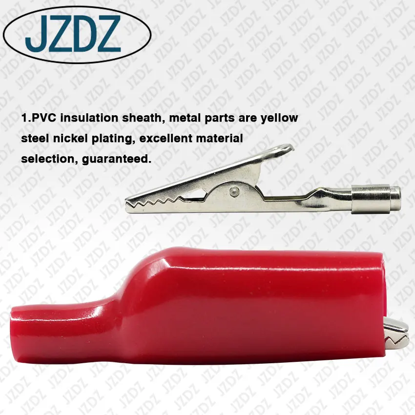 JZDZ J.60011  Single handle alligator clip with tail thread  Applicable to multimeter