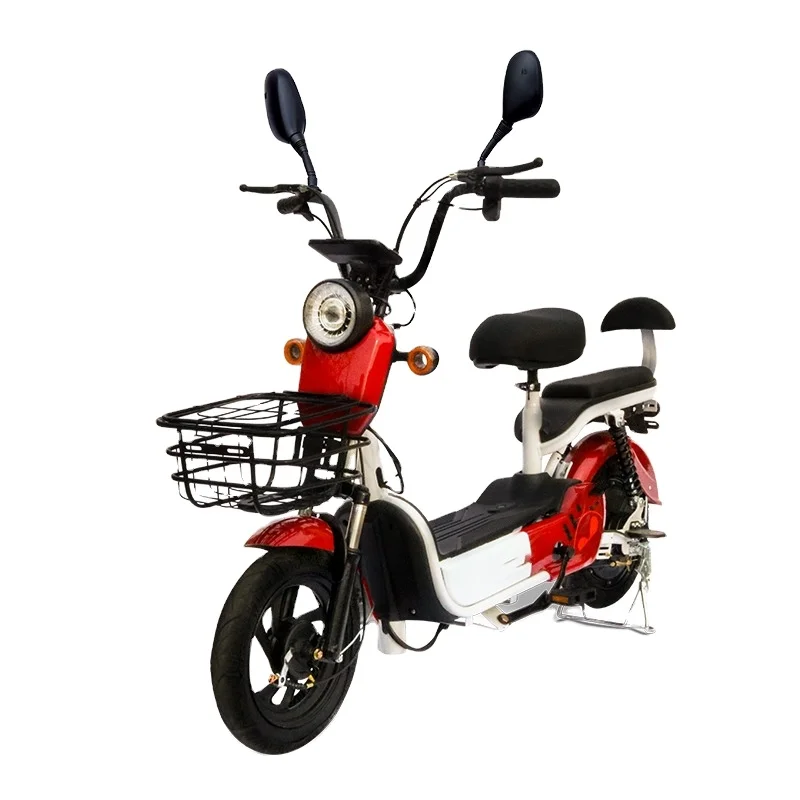 Unique Personality Electric Bike 48V12Ah 350W 500W Adult Girl Electric City Bike Lightweight Road Bike Factory Wholesale Price