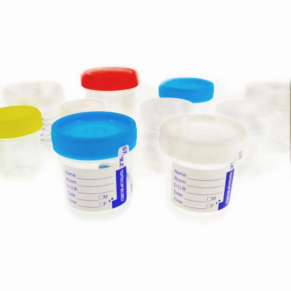 10ml 15ml 20ml 30ml 40ml 60ml Disposable Plastic Medical Vacuum Sterile Urine Cup