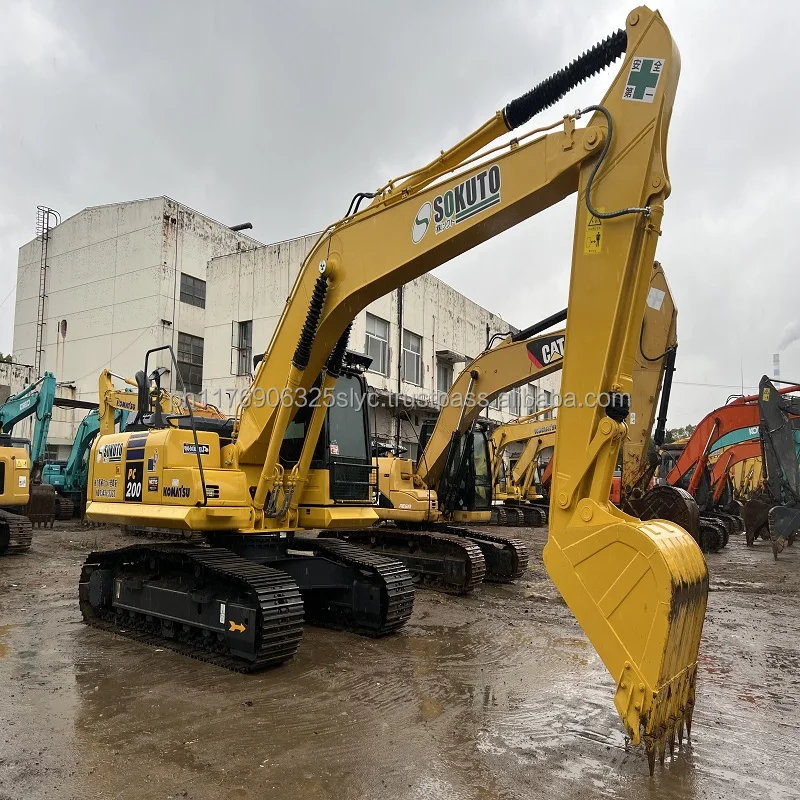 Pc220 KOMATSU Подержанный PC200-8 Komatsu японский оригинальный экскаватор PC200 для продажи