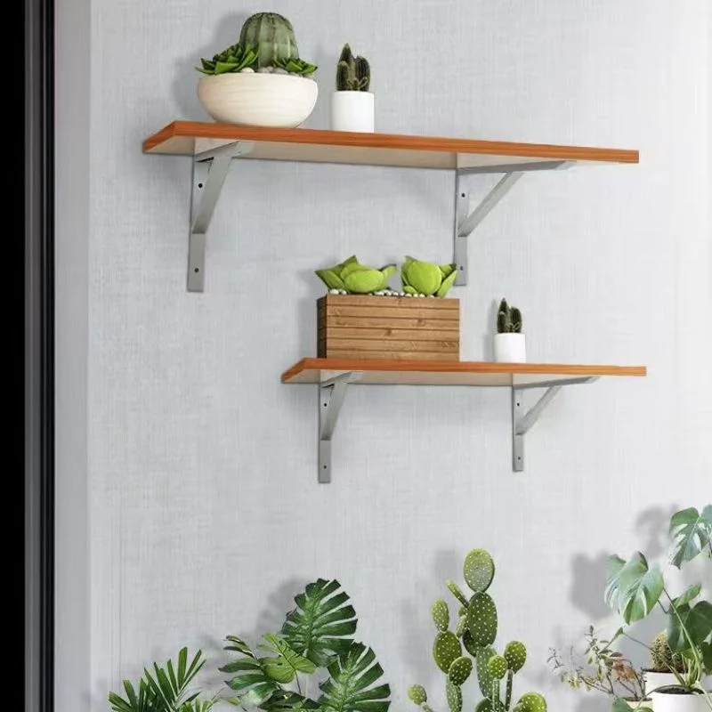 Thickened triangular stainless steel bracket support frame wall mounted partition bracket offset stainless steel wall bracket