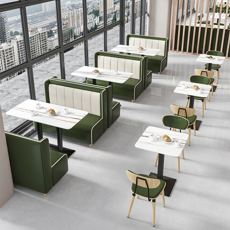 Роскошный комплект диванов для ресторана и магазина, комплект для отдыха, софу и стульями для кафе, магазина, Обеденная Мебель