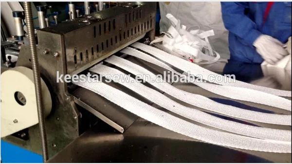 Keestar Loop CUT automatic belt FIBC bag cutting length machine