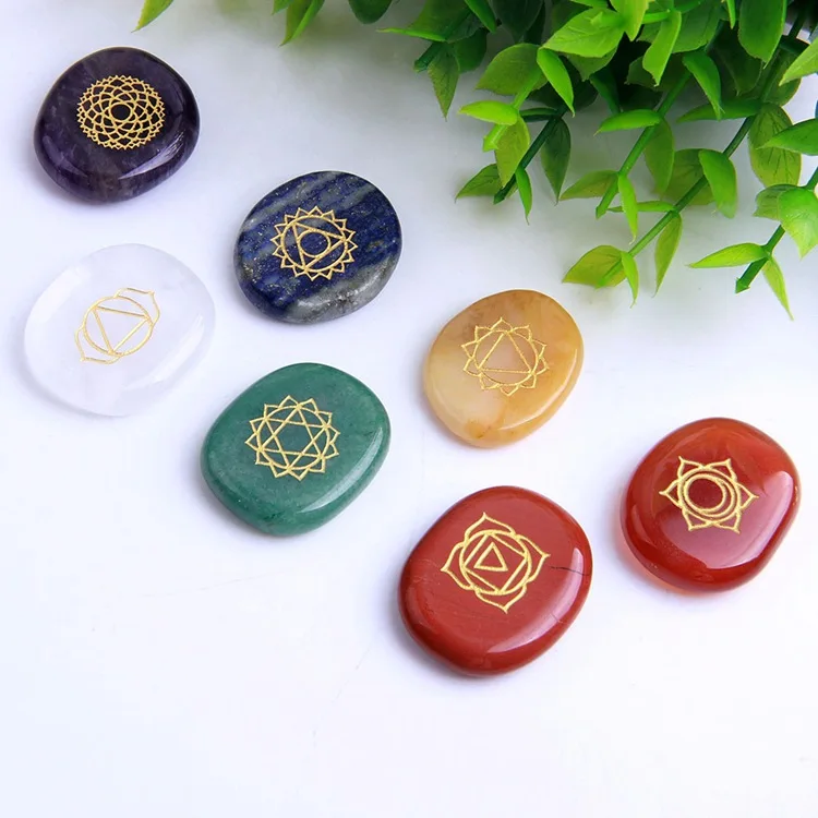 
Healing Bulk Bracelet Natural 7 chakra stones Set 