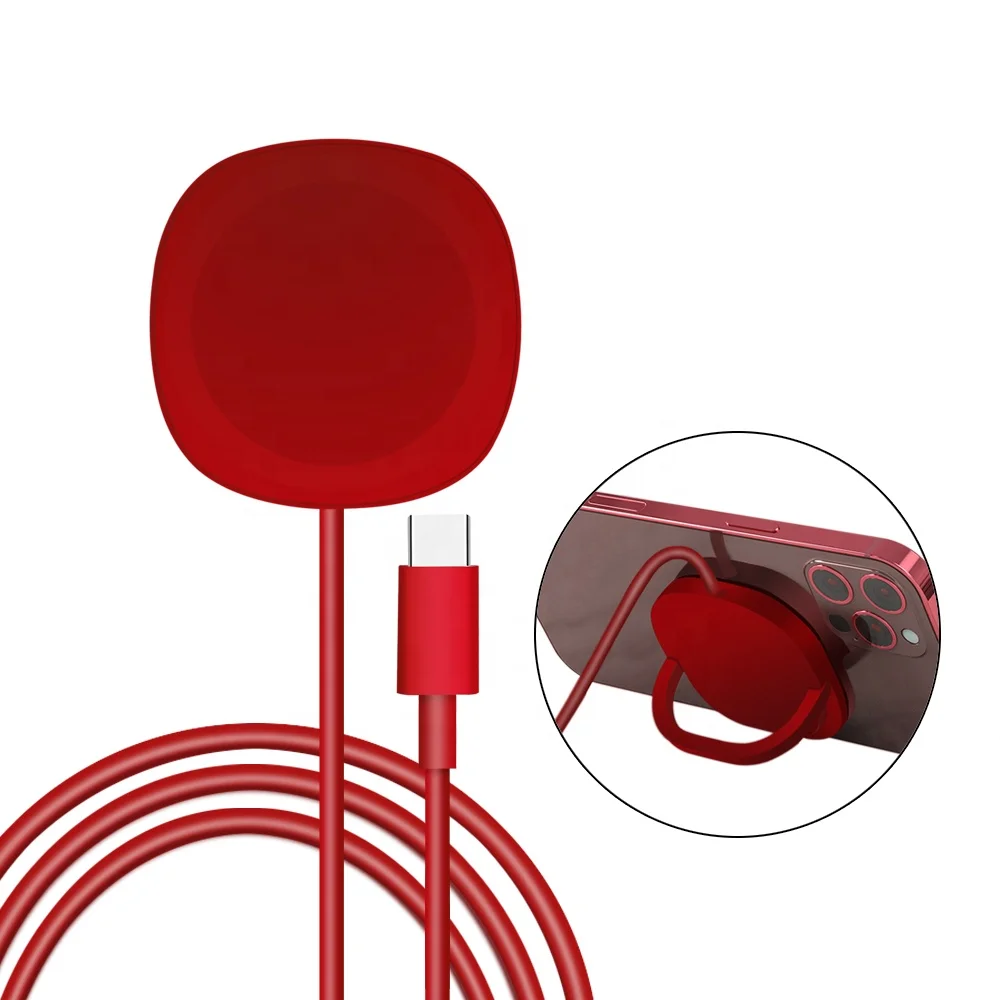 Магнитное Беспроводное зарядное устройство QI Mini USB Аксессуары для мобильных телефонов Магнитная подставка быстрой зарядки