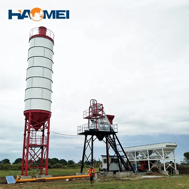 Hot Selling Small Concrete Batching Plant with Dust Collector Sicoma Concrete Mixer Mozambique