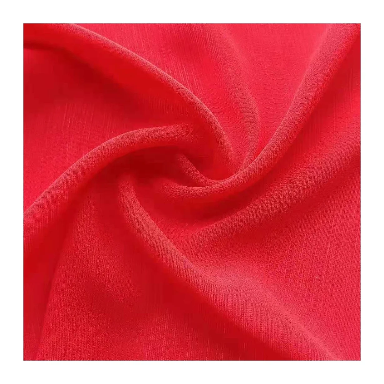 Hot Selling 100% Polyester Twist Georgette Crepe Chiffon Fabric For Dress Blouse Skirt