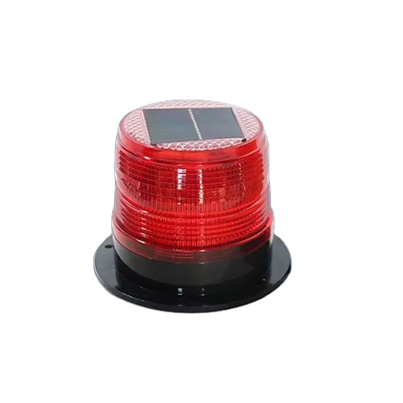 Strong Magnetic Sucker Strobe Beacon Car Solar Warning Light