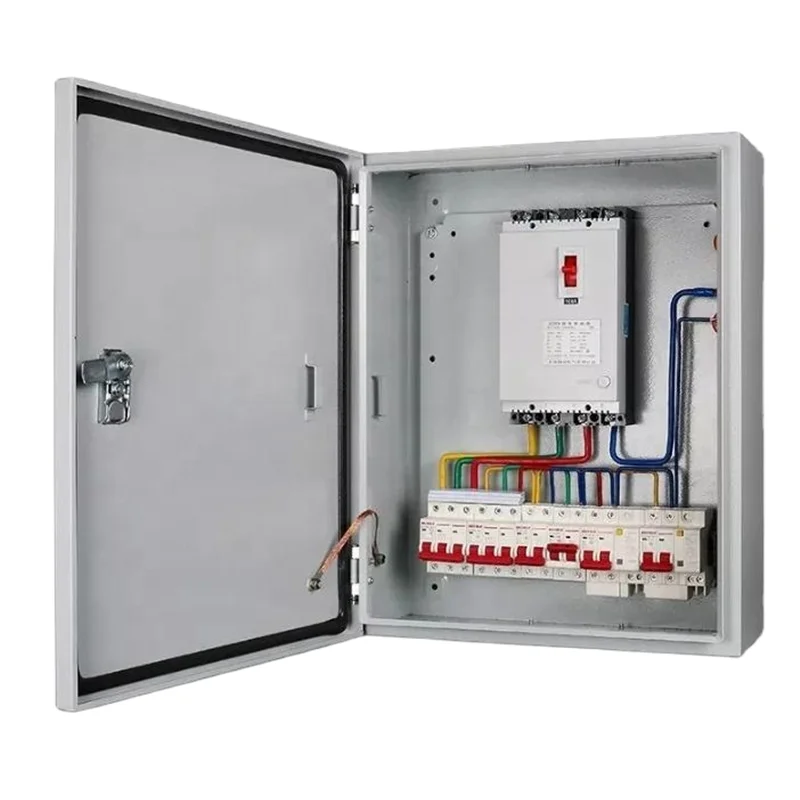 High Quality Power Distribution Panel Metallic Surface Mounted Webbed Electrical Enclosure Box Electric Distribution System