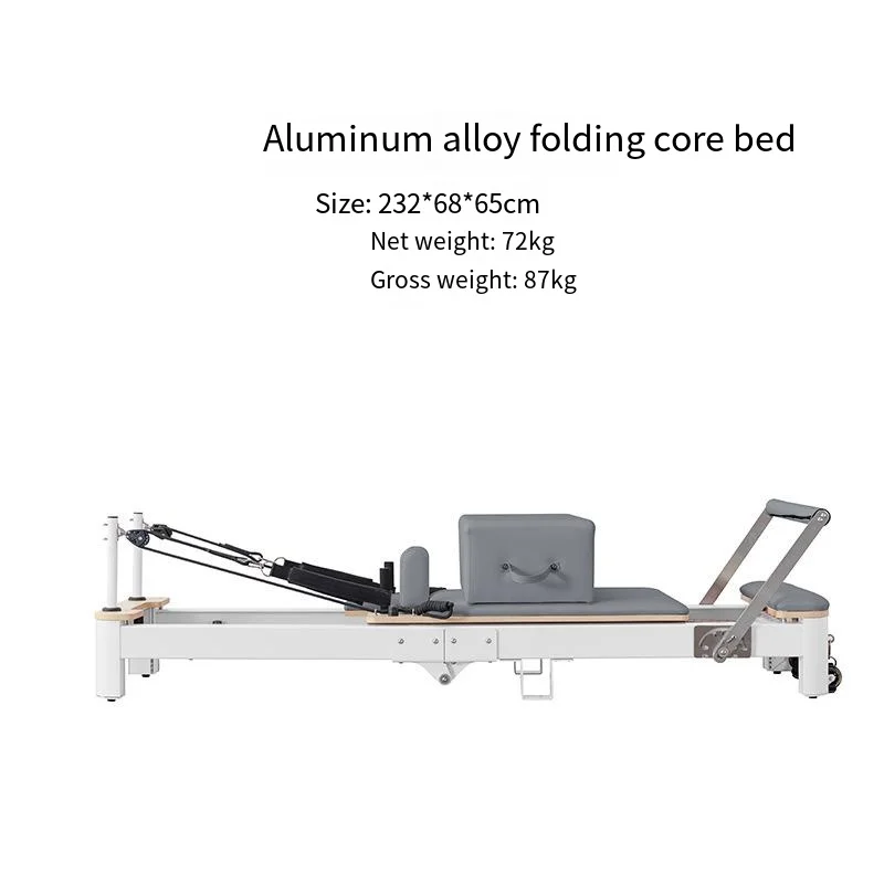 Pilates Reformer Pilates folding bed Multi-functional Pilates five-piece Aluminum alloy folding core bed for home yoga studio