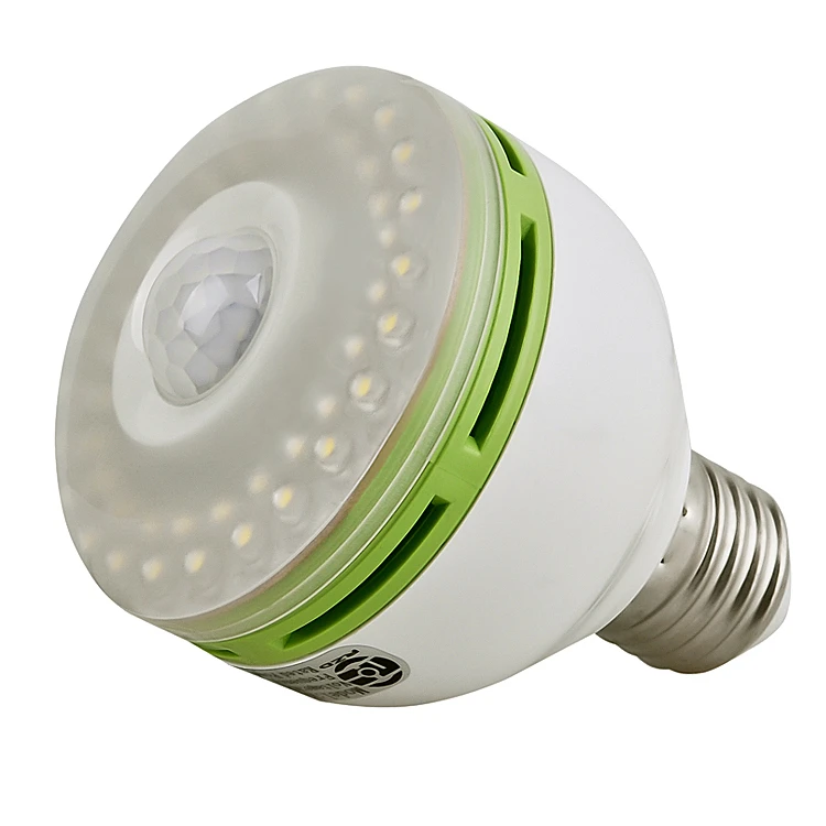 Domestic E27 7W PIR motion sensor led body sensing bulb is suitable for indoor corridors radar motion sensor led bulb