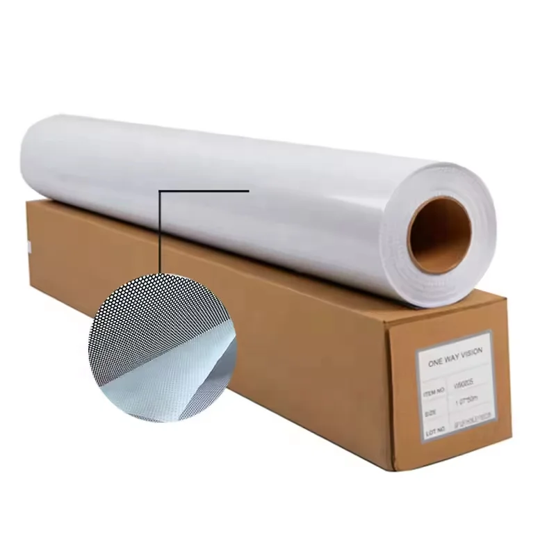 Car Window Film New Vision for Microperforated Covering Glass One Way Vision Pvc Film