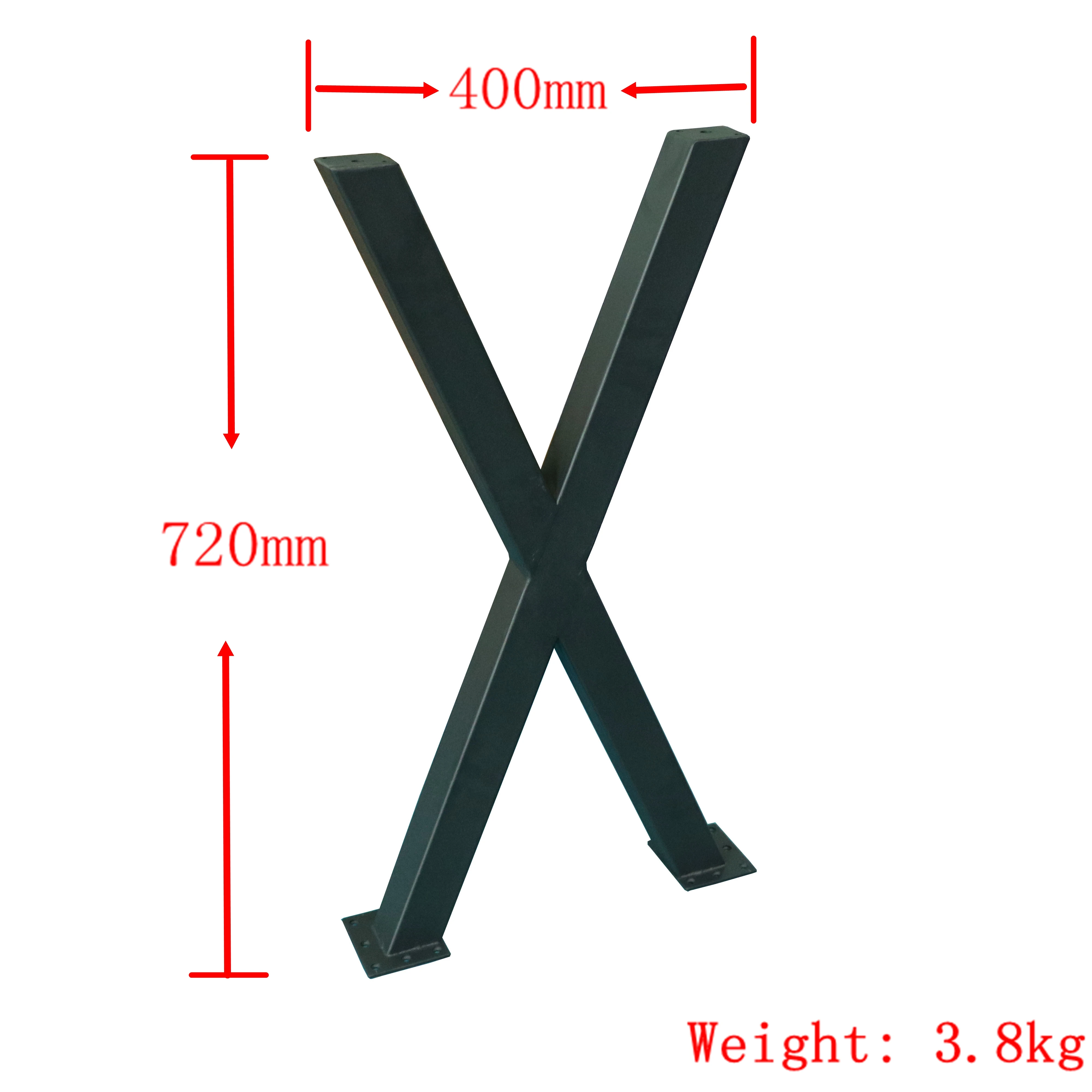 Modern Industrial Furniture Bench Steel Frame Restaurant Coffee Dining Table Base Feet Foot Metal Iron Office Desk Table Legs