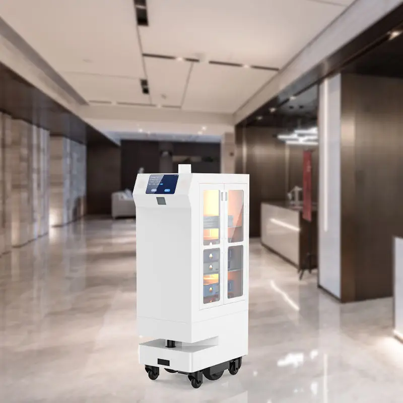 Automatic Obstacle Avoidance Direct Medical Restaurant Hotel Office Assistant Ai Mobile Robot Intelligent Delivery Robot