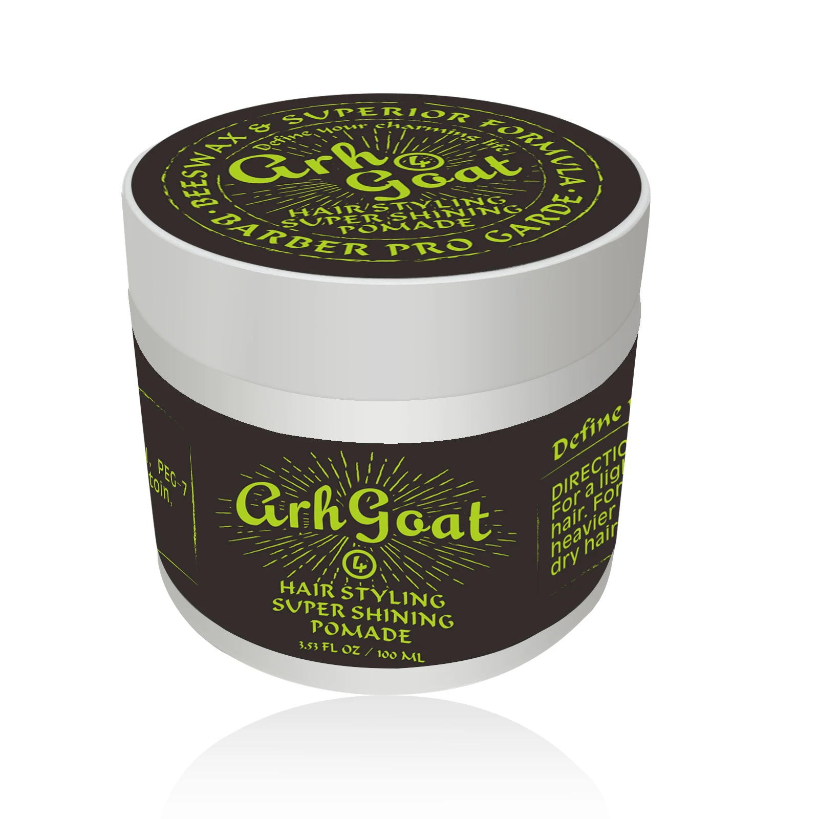 natural men hair pomade private label hair grease  strong customize hair wax