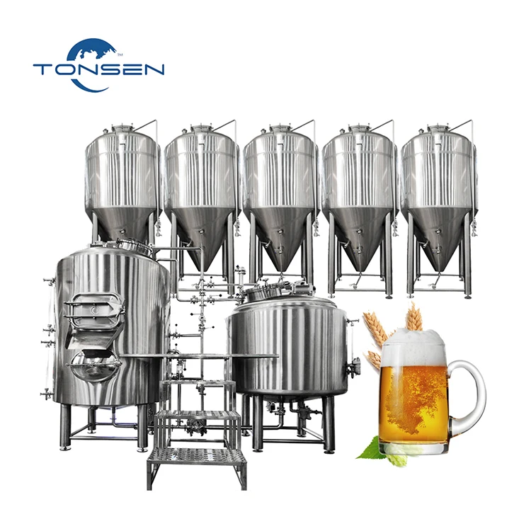 Tonsen 500L/1000L three vessels two tank beer brewing equipment