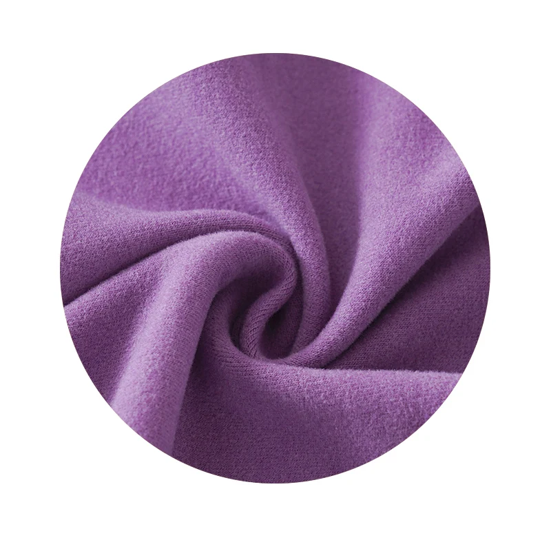 German Velvet Double-sided Flannel Brushed Elastic Thermal Fiber Autumn And Winter Warm Suit Pajamas Underwear Knitting Fabrics