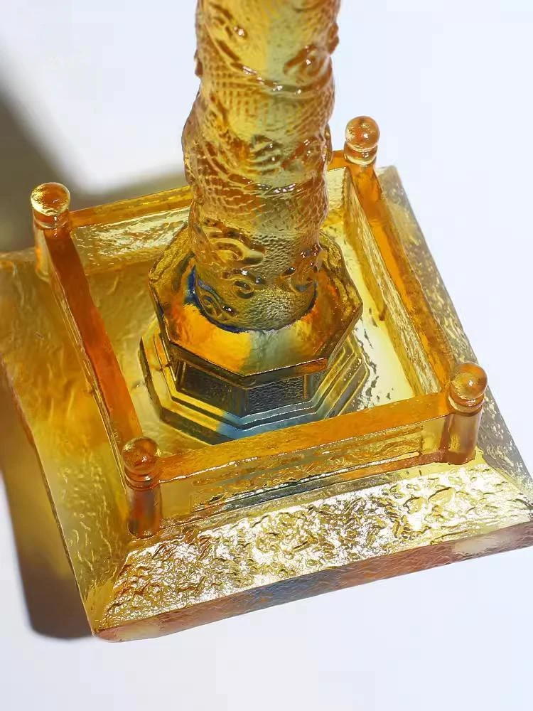 G131 Beijing Forbidden City Museum Cultural And Creative Travel Souvenirs Colored Glaze Crafts Huabiao Column Ornaments