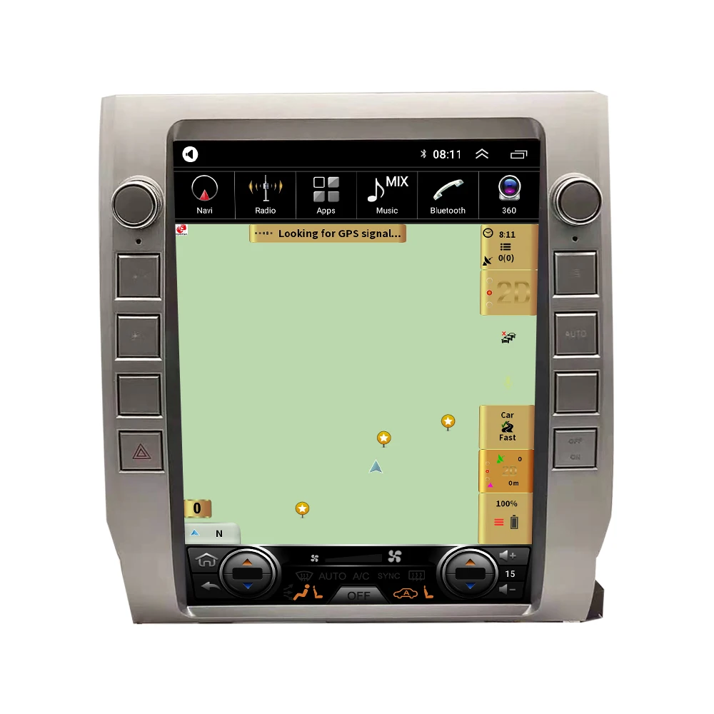 For Toyota Tundra 2015-2020 Radio Headunit Device Double 2 Din Quad Octa-Core Android Car Stereo GPS Navigation Carplay