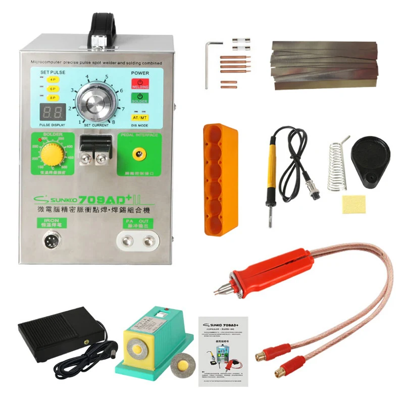 S709AD+ Induction automatic spot welding machine 3.8kw high power Pulse Spot Welder  18650 power lithium battery welding machine