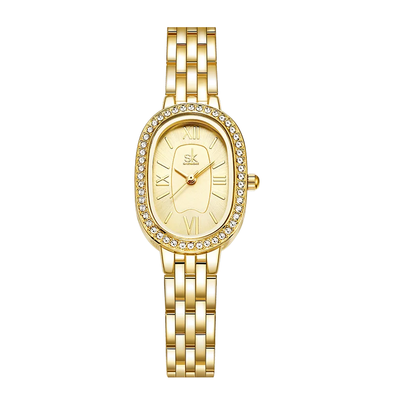 Luxury Sports Quartz Watch with  Steel Case Alloy Strap High Quality  Movement Waterproof Buckle Clasp