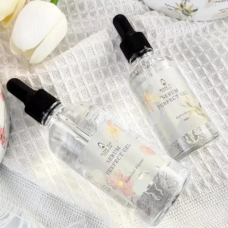 Custom Bottle Label Printing Adhesive Stickers Etiquettes Cosmetique Packaging Makeup Labels For Cosmetic Bottles