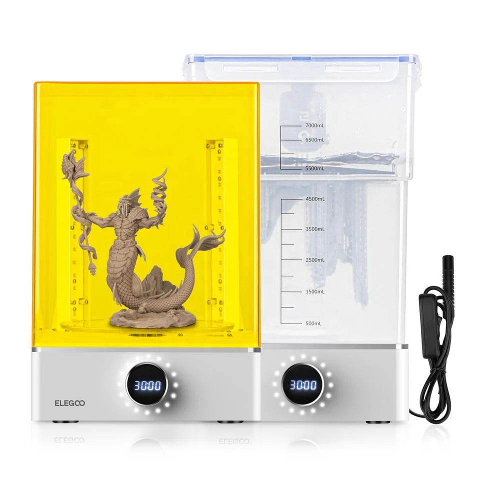 ELEGOO Mercury XS совместим с Saturn 2 набор для мытья и высушивания крупными моделями из смолы 3d-печатью