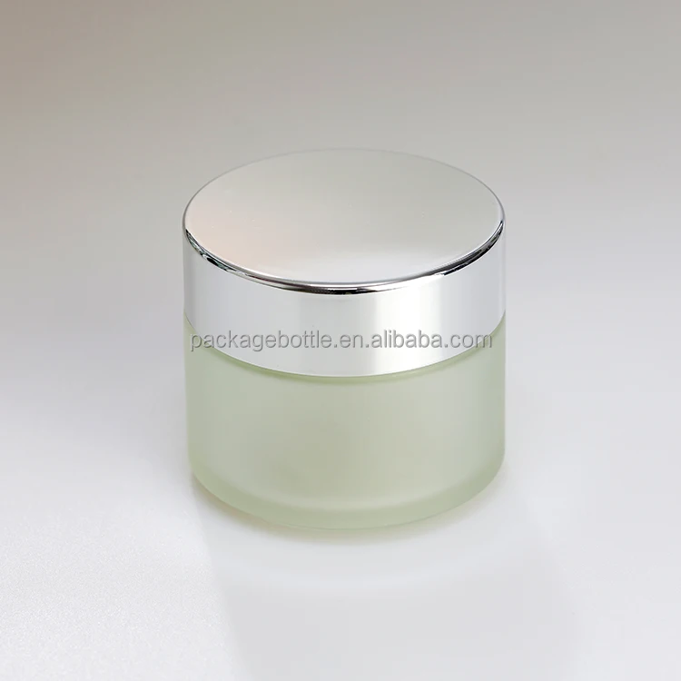 
Wholesale Cosmetics Packaging Containers 30g 50g Glass Jar With Lip Luxury Frosted Cream Jar For Clay Mask and Sugar Scrub 