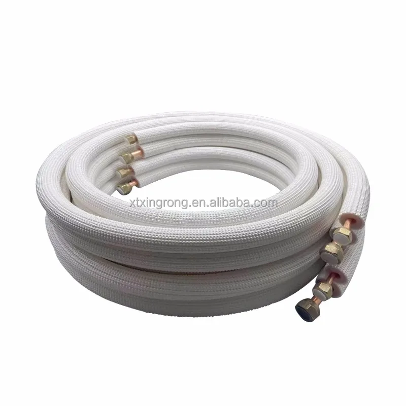 Factory direct 3/8 3/4 insulated copper pipe air conditioner with flaring nut insulated copper pipe