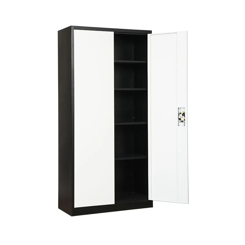 Assembly-Ready Steel Office Furniture Metal Storage Cabinet with 2 Swing Doors  with Good  Quality