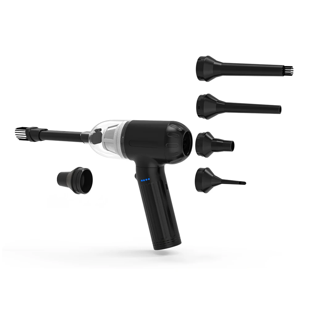 Latest 90000rpm Rechargeable  Car Vacuum Cleaner Wireless Air Duster Portable High Power Air compressor Hand Vacuum With Light