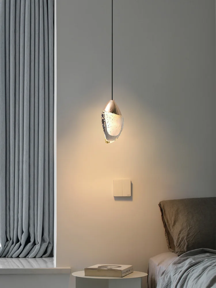 Contemporary modern simple  decor crystal  led chandelier pendant light for wedding