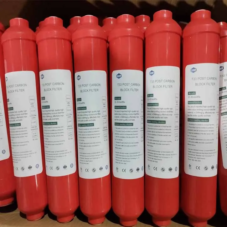 Reverse Osmosis System T33  Post Coconut Activated  Carbon Water Filter Cartridges
