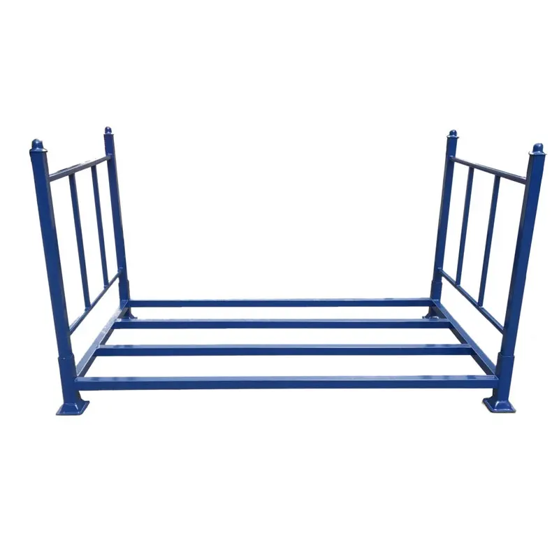 Wholesale Customized Motorcycle For Warehouse Tire Shelf Metal Truck Tire Storage Rack Folding Stacking Collapsible Tire Rack