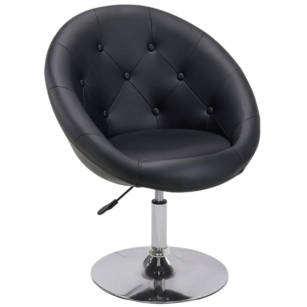 DH Velvet PU Leather Cover Upholstered Seat Adjustable bar chair stool