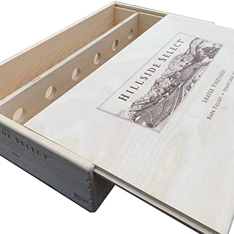 JUNJI деревенский ящик для хранения вина, деревянные ящики для вина, персонализированная деревянная коробка для вина, Рождественский держатель для вина