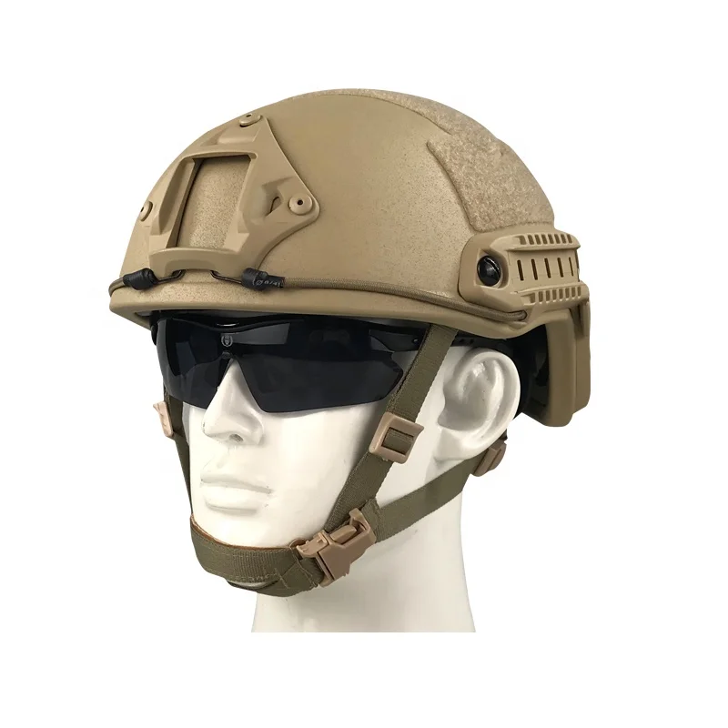 Factory supply MICH PASGT Tactical NIJ IIIA StandardBlack Army MilitaryFASTBallistic Bulletproof Helmet
