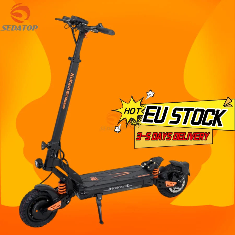 2024 New Arrival Top Quality Fashional Kukirin G2 Master Traveling 1000w X2 Electric Scooters Dual Motor