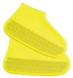 
Hot Sale Clear Rain Boot Anti Slip Rainy Reusable Waterproof Rubber Silicone Shoe 