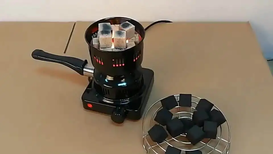 2023 New Arrival  Professional Manufacture Custom Logo Metal Electric Coal Starter Heater Stove Charcoal Burner for Smoking