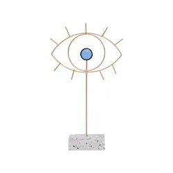 Creative Mannequines Resin Rotating Metal Jewelry Display Stand Earrings Necklace for Home Store