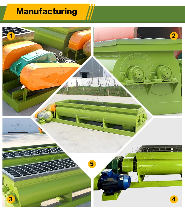 Industrial Mixing Machine with Double Shaft for Compound raw material with big capacity for sales