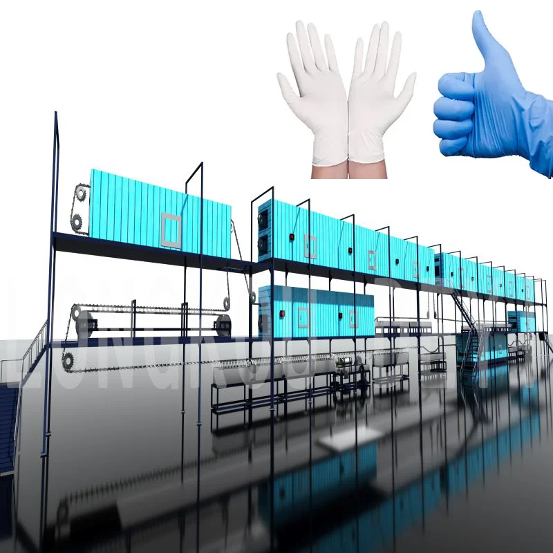 Operating gloves production machine latex glove making machine nitrile glove production line machinery manufacturer