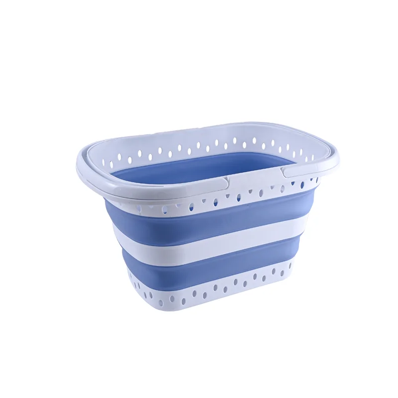 Collapsible foldable dirty clothes laundry basket with Handle for Washing clothes Storage Box bathroom laundry basket foldable