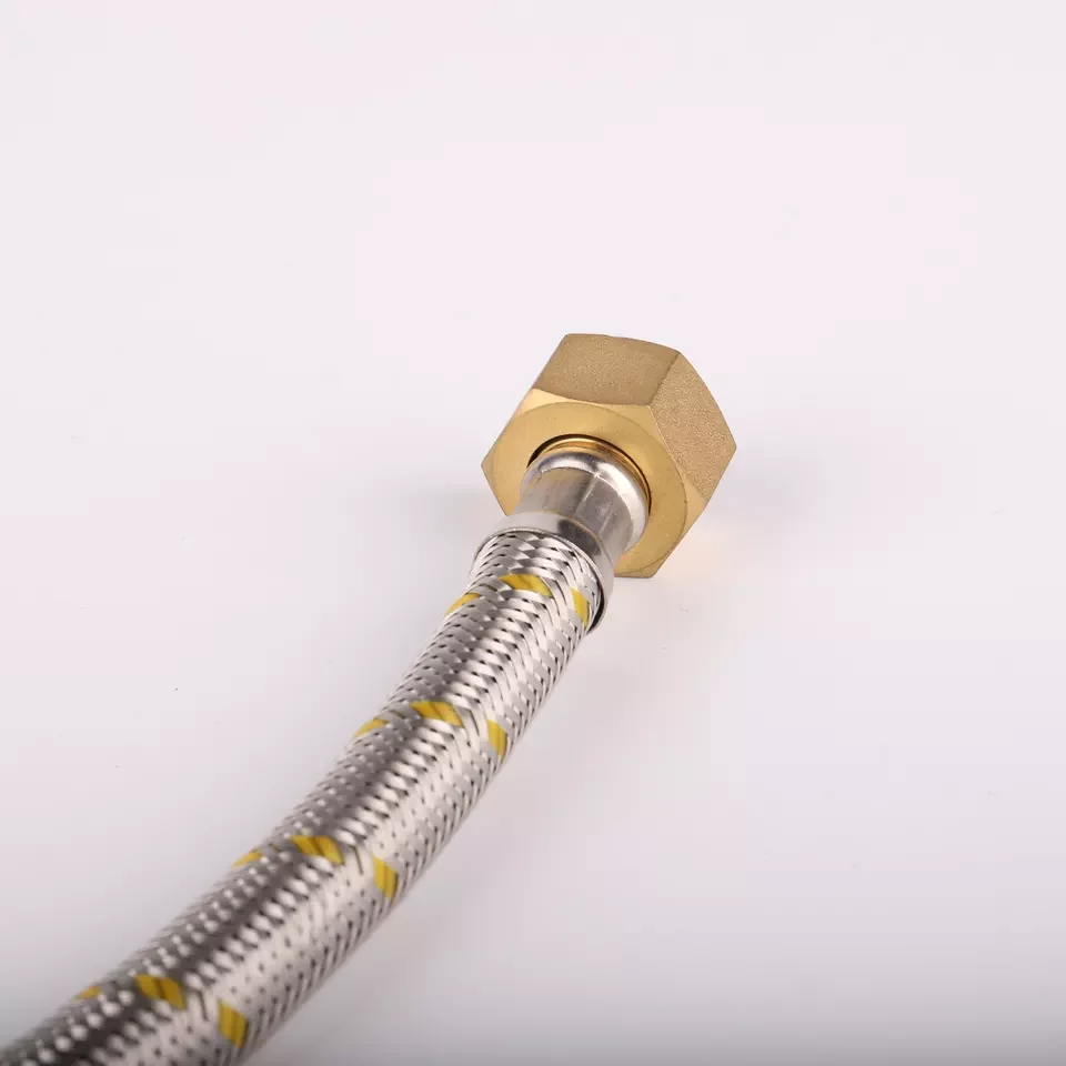 1000pcs 40cm 1/2 Inch Flexible EPDM Stainless Steel Flexible Braided Metal Hose For Wash Basins Inlet Hose Water Pipe