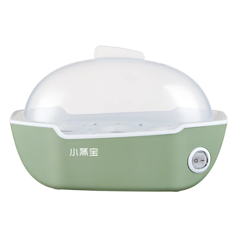 Mini egg steamer mini multi-function egg cooker stainless steel household double-layer egg cooker breakfast machine